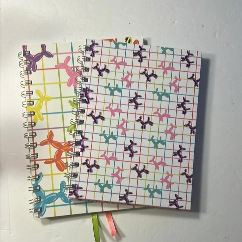 Colorful Balloon Animal Notebooks Set of 2 Gift Set